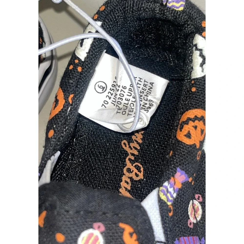 Tommy Bahama Toddler 6 Slip-On Shoes‎ Pumpkins Halloween Glow in the Dark Canvas